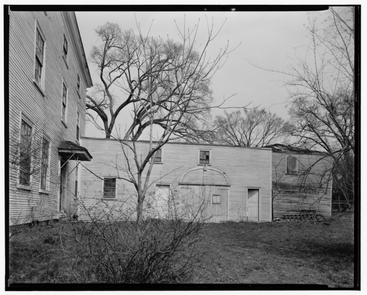File:Historical American Buildings Survey L. C. Durette, Photographer April 25, 1936. VIEW FROM SOUTH WEST - SHED? - Captain Barnes House, 218 Islington Street, Portsmouth, Rockingham HABS NH,8-PORT,124-3.tif
