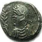 Đồng xu đem hình Huneric (477-484) Vandal Kingdom