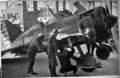 Japanese aircraft engineer studying a Soviet-built Polikarpov I-16 fighter used by the Chinese Air Force (Date: December 22 1937)