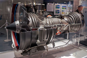 IAE V2500 engine cutaway model 2010 The Sky and Space.jpg