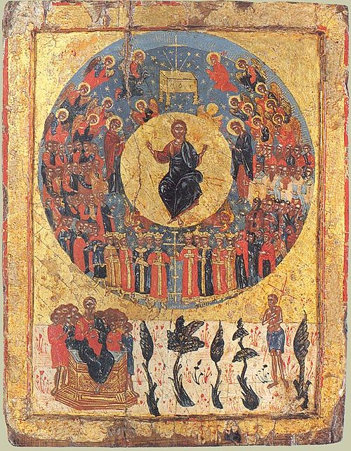 Icon of the Second Coming. Greek, ca. 1700 AD.