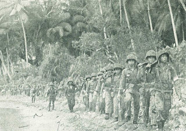 Indonesian Navy Commando Corps on Morotai Beach during the Permesta insurgency