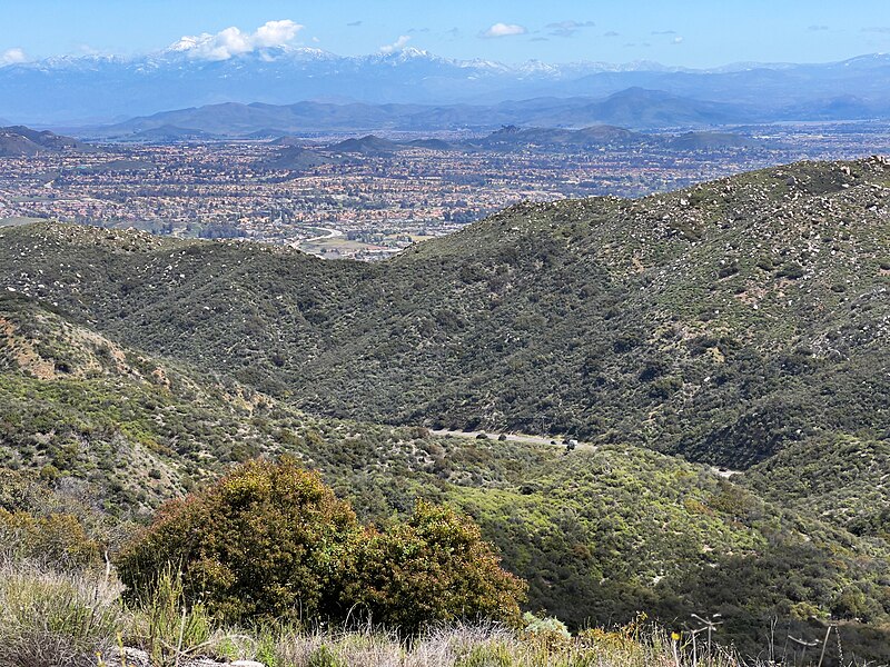 File:Inland Valley Looking Southeast From Santa Ana Mountains.jpg