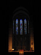 Autun: kathedraal Saint-Lazare, glas-in-loodramen in het koor