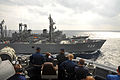 JS Hamana (AOE-424) replenishes USS McCampbell (DDG-85) and JS Ariake (DD-109) in the Pacific, -13 Nov. 2012 a.jpg