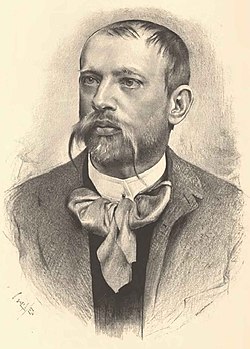 Portrét Jaroslava Vrchlického od Jana Vilímka