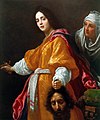 Cristofano Allori, Judith with the Head of Holofernes, 1613. According to his biographer, the heads were those of the painter, his ex-lover, and her mother. Compare Caravaggio above.[44]