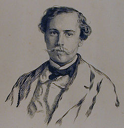 O escritor y novelista francés Jules de Goncourt.