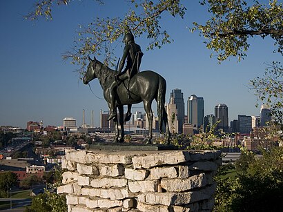 Cómo llegar a Kansas City Scout Statue en transporte público - Sobre el lugar