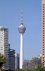 Kuala Lumpur - Petronas Towers, wieża telewizyjna