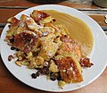 Kaiserschmarrn mit Apfelmus als Beilage