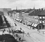 Karl Johans gate 33-45, omkring 1890