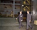 11 September English: Von Braun with John F. Kennedy.
