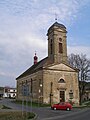 Čeština: Kostel v Kněžmostu. English: Church in Kněžmost.