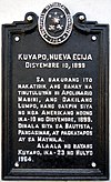 Kuyapo, Nueva Ecija marqueur historique.jpg