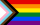 LGBTQ+ rainbow flag Quasar "Progress" variant.svg