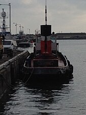 Stern view of tug Wendy Ann.