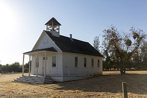 The old Schoolhouse in the La Grange Historic District.