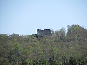 Bramberg Castle on the mountain of the same name