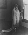 Sally Clitz Anderson Lewis 'Lallie' on her wedding day to HBL July 1914 at Fort Sam Houston, Texas