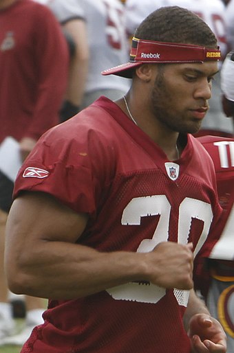 LaRon Landry, first round draft pick in 2007, starting safety for the Redskins from 2007 to 2011. Best known as the Redskins' "Dirty 30".