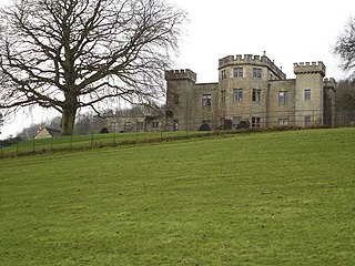 Lasborough Park Grade II listed building in Kingscote, Gloucestershire, UK