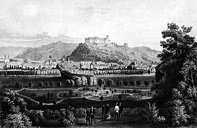 Slika:Lauterbach, H. - Ljubljana iz Tivolija (jeklorez, ok. 1855).jpg