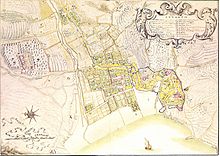 Mappa del 1773 realizzata del cartografo Matteo Vinzoni per la Repubblica di Genova