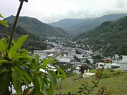 Vue générale du général Leonidas Plaza Gutierrez, capitale de Limon Indanza.