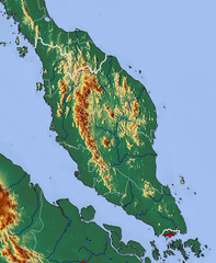Image 94The topography of Peninsular Malaysia. (from Geography of Malaysia)