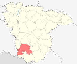 Districtul Rossošanskij - Harta