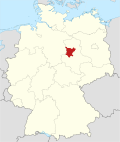 Localização de Börde na Alemanha