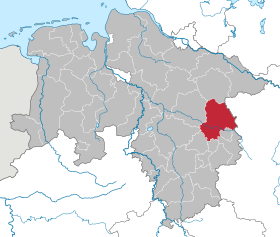 Localisation de Arrondissement de Gifhorn
