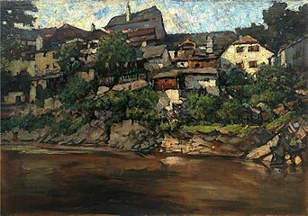 Ludvik Kuba, Český Krumlov - Předměstí 1911