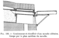 Condenseur et étouffoir d'un moufle de four silésien.