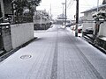 雪の日の三木市内 2011年