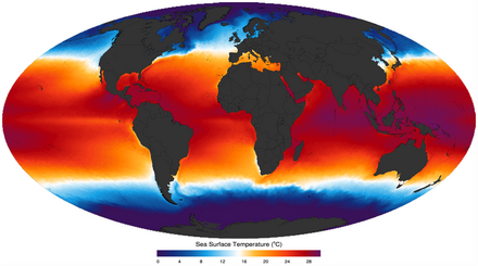 2003–2011 SST based on MODIS Aqua data