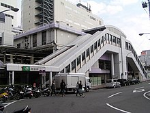 Südausgang des JR-Bahnhofs