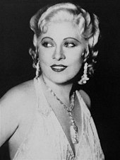 The actress Mae West was requisitioned by a British commander serving on the North-West Frontier of India using a Popham panel. Mae West LAT.jpg