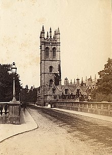 Magdalen College Bell Tower, Oxford, England (detail), 1850s, albumen print, Department of Image Collections, National Gallery of Art Library, Washington, DC Magdalen College Bell Tower.jpg