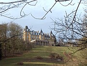 Domaine de Ronchinne (heden hotel), blik vanaf de weg van Mont naar Crupet