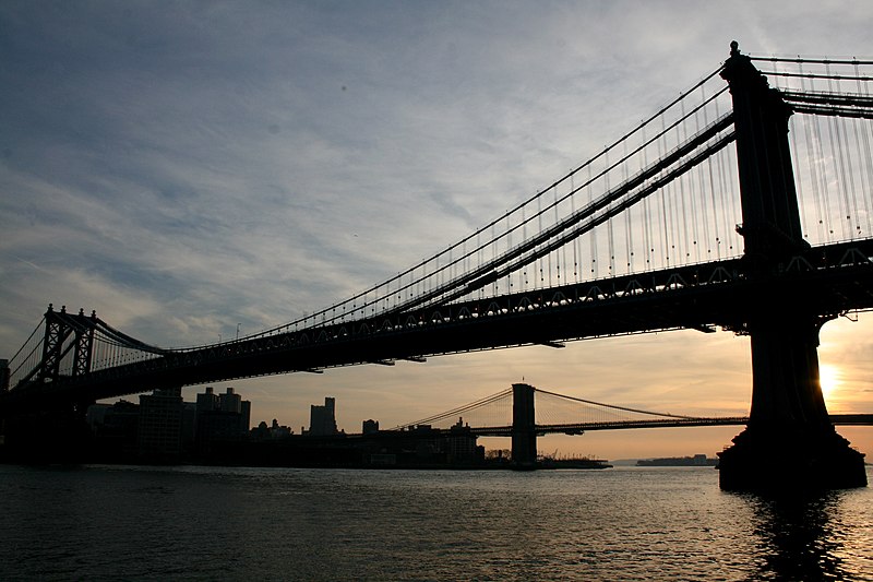 File:Manhattan Bridge ^ Brooklyn Bridge - panoramio.jpg
