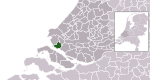 Carte de localisation de Hellevoetsluis