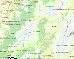 Allemond - Localizazion