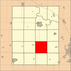 Locatie van Eldorado Township