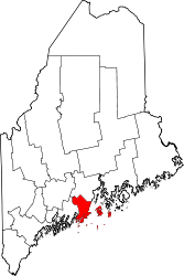 Contea di Knox – Mappa