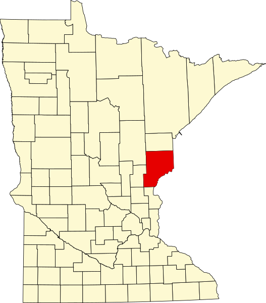 File:Map of Minnesota highlighting Pine County.svg