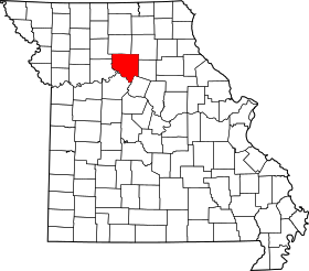 Map of Missouri highlighting Chariton County.svg