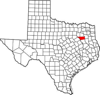 Map of Texas highlighting Henderson County.svg