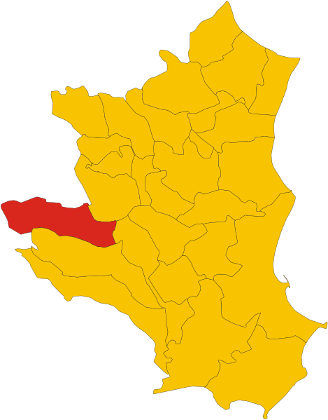 Fichier:Map of comune of Cotronei (province of Crotone, region Calabria, Italy).svg